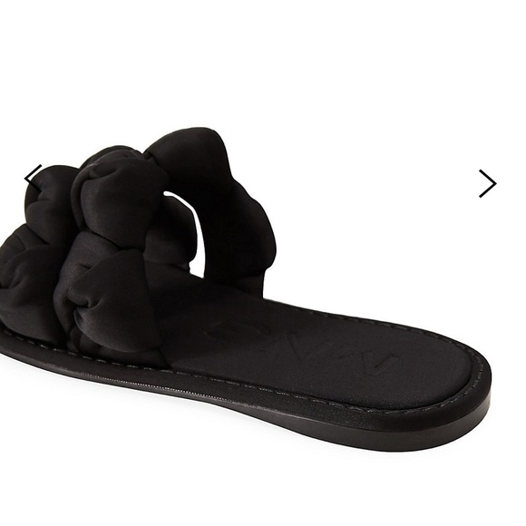 🌿 MNG Black Braided Sandals - Picture 2 of 4